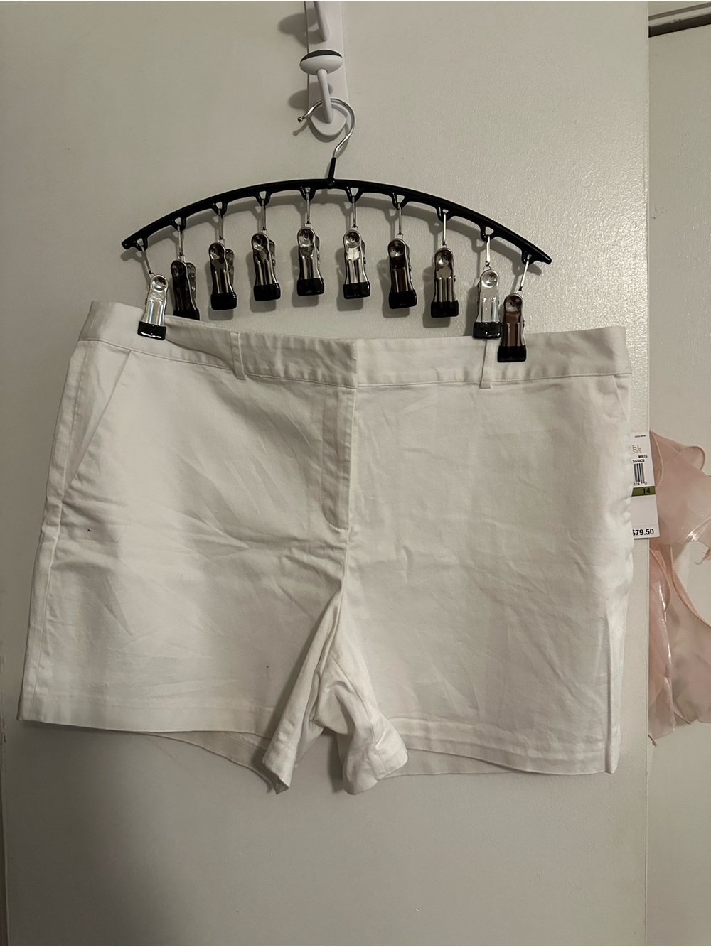 NWT Michael Kors White Chino Shorts Size 14 – Classic Summer